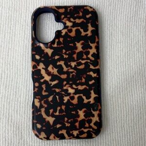 Casely Tortoise Black and Brown Phone Case- IPHONE 16